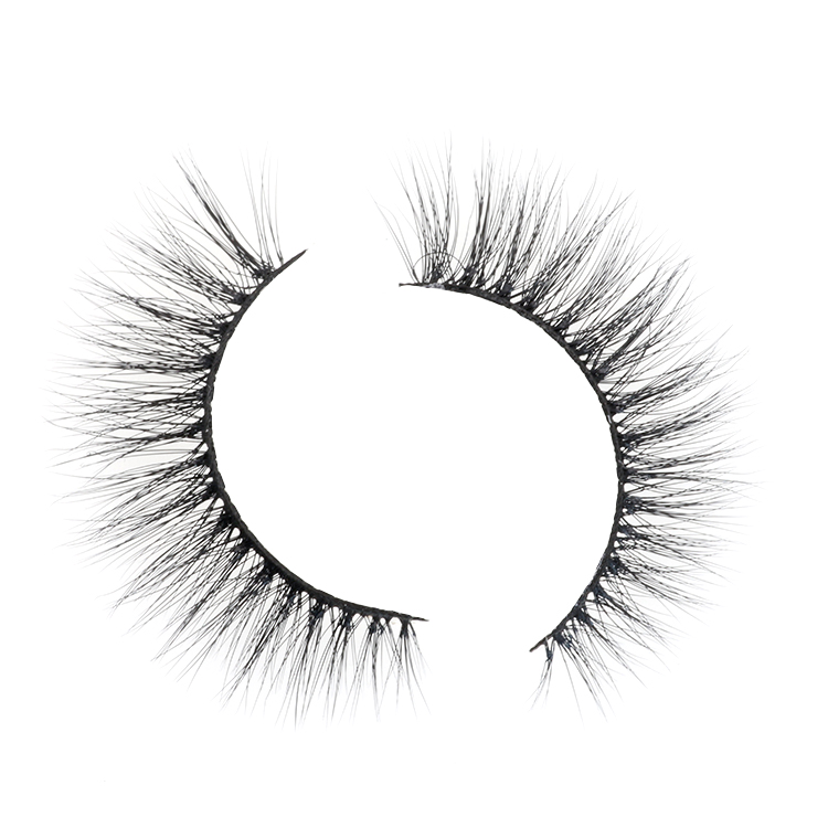 Custom false eyelash packaging box for high quality 3D faux mink strip lashes 